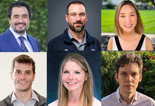 A photo collage of the leadership team of COAST PCL from UC Santa Barbara.